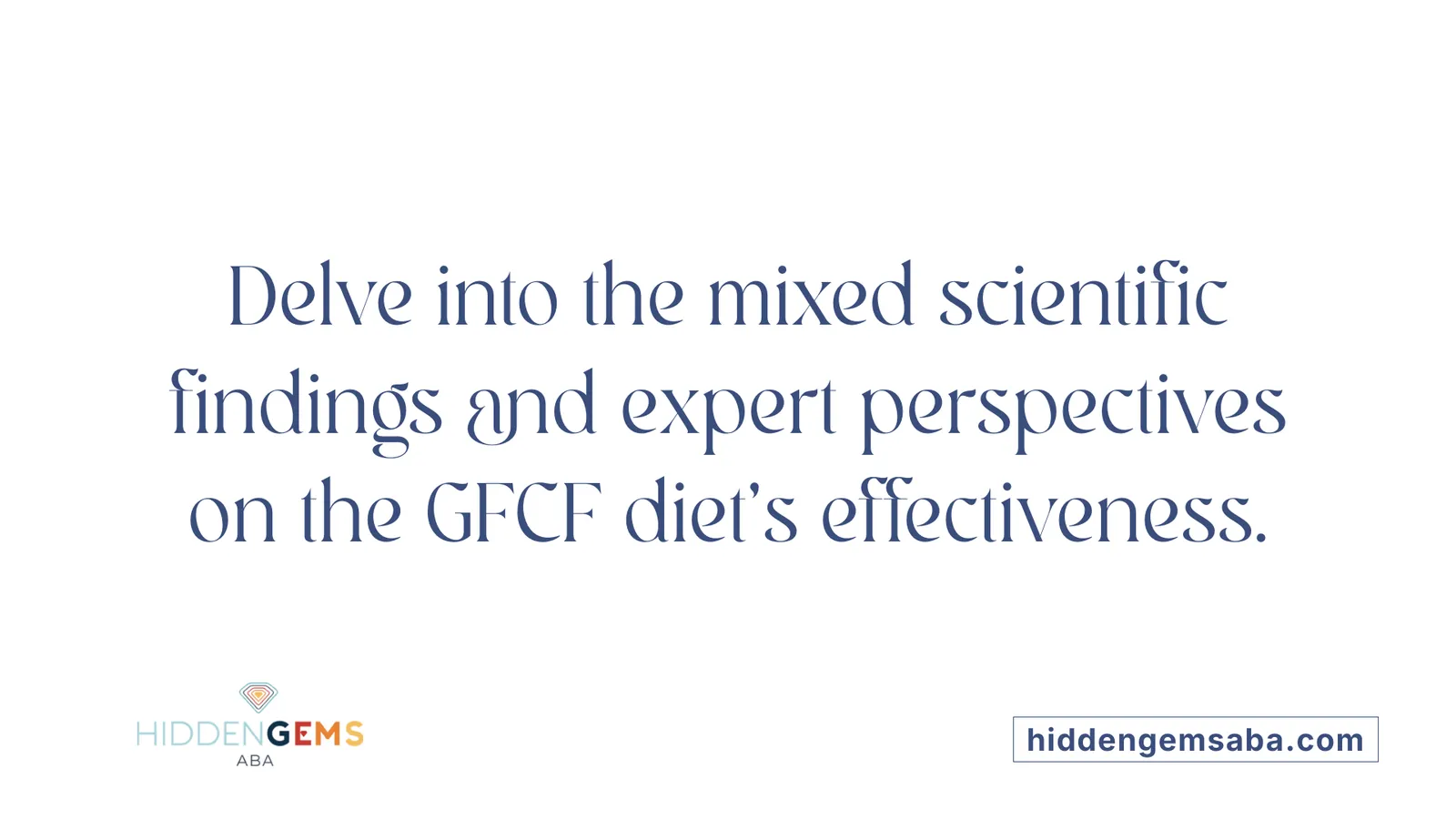 Delve into the mixed scientific findings and expert perspectives on the GFCF diet's effectiveness.