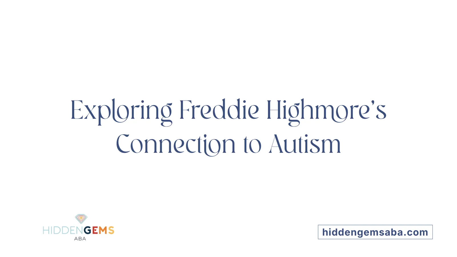 Exploring Freddie Highmore's Connection to Autism