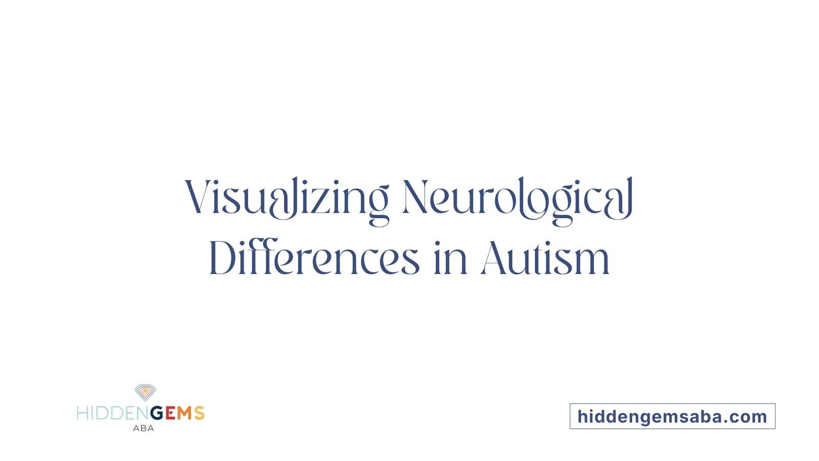 Visualizing Neurological Differences in Autism