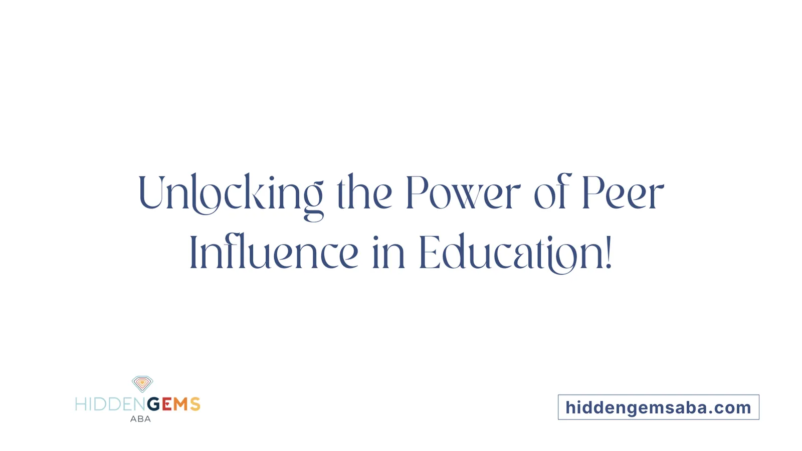 Unlocking the Power of Peer Influence in Education!