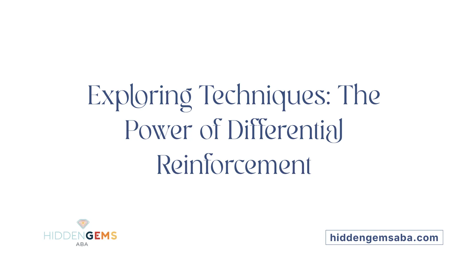Exploring Techniques: The Power of Differential Reinforcement