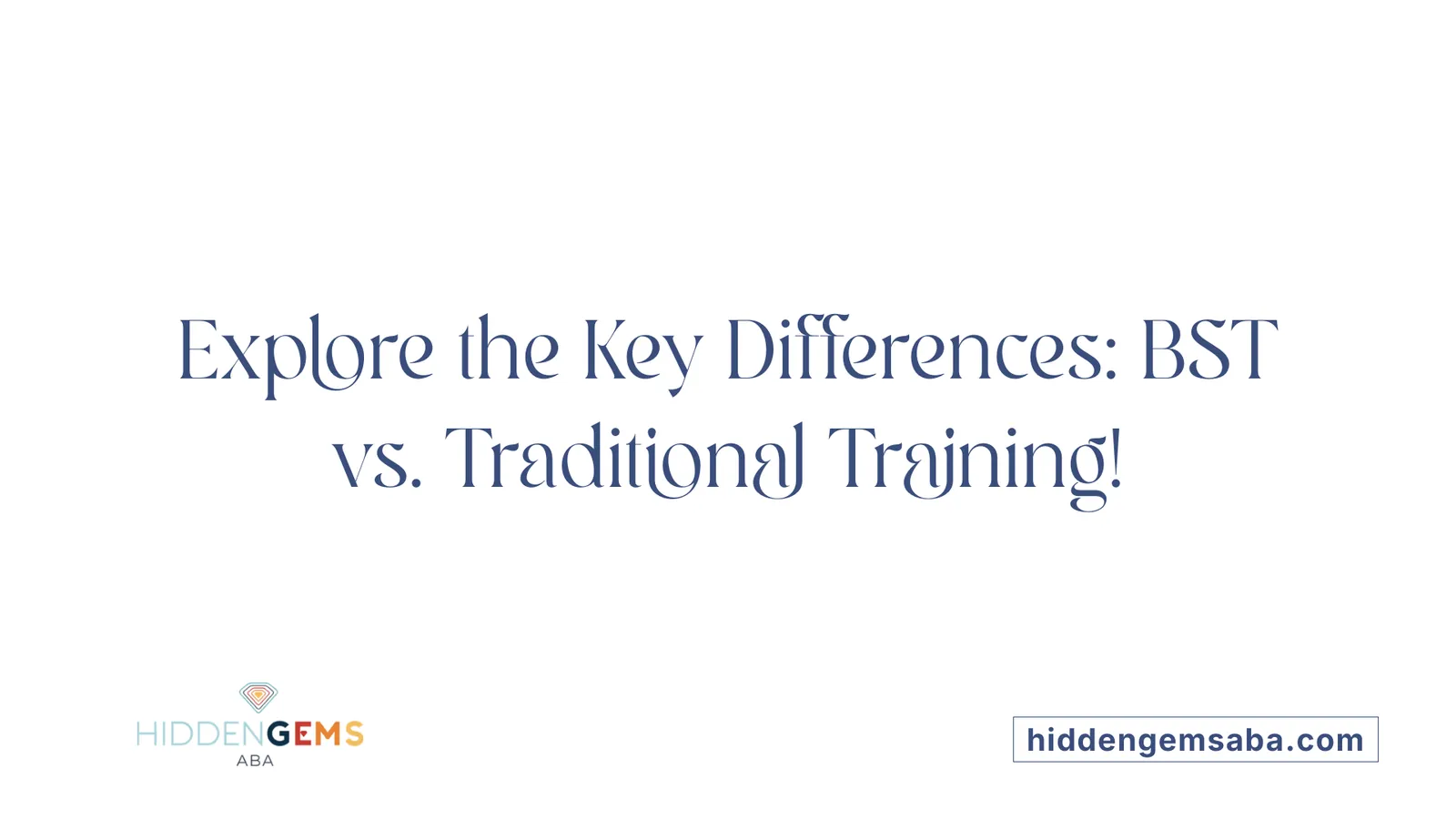Explore the Key Differences: BST vs. Traditional Training!