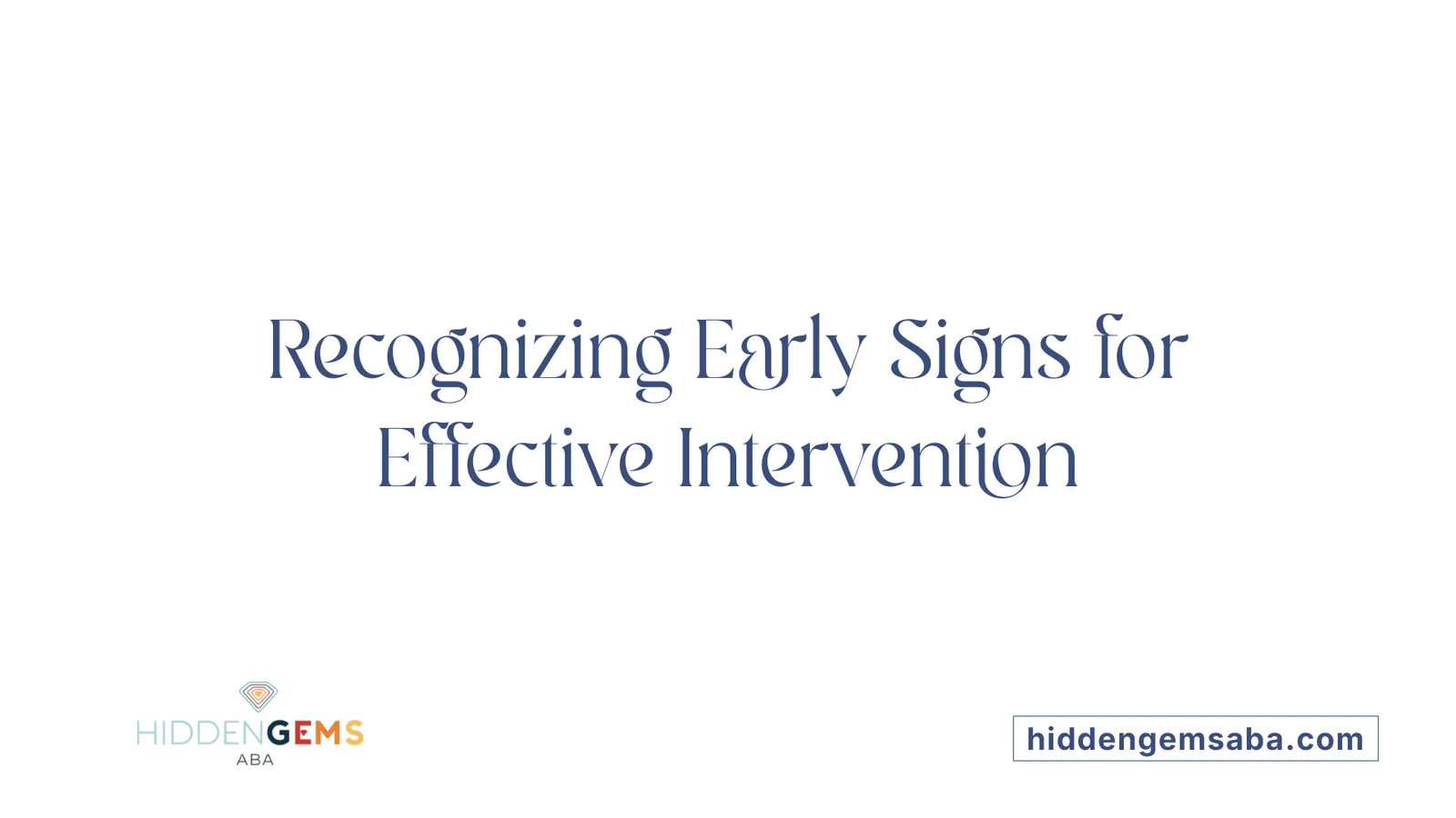 Recognizing Early Signs for Effective Intervention