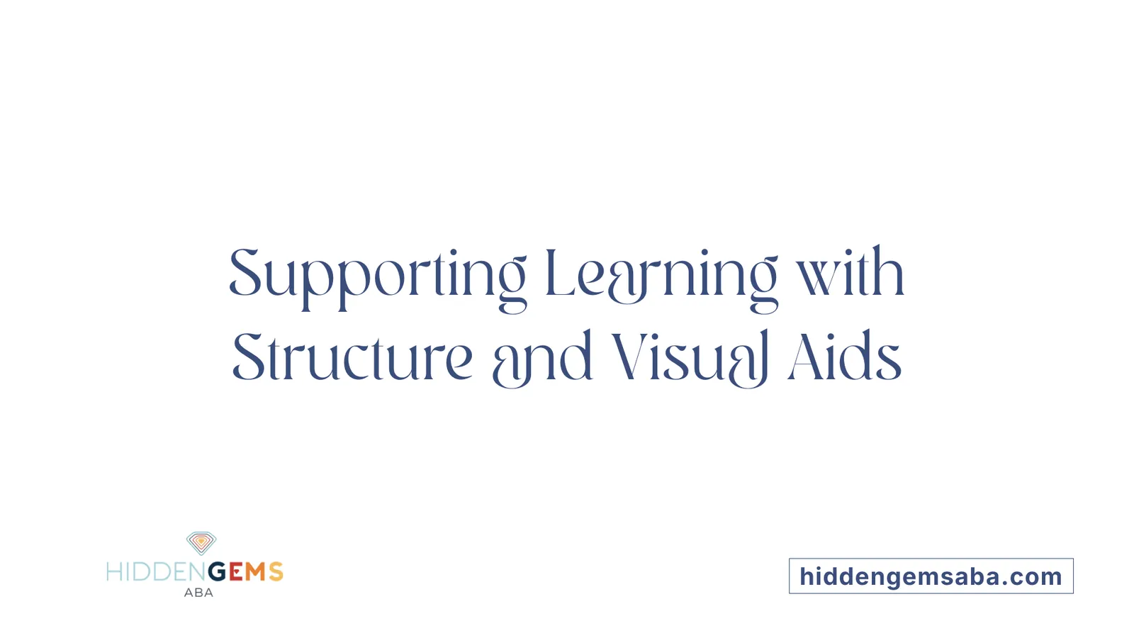 Supporting Learning with Structure and Visual Aids