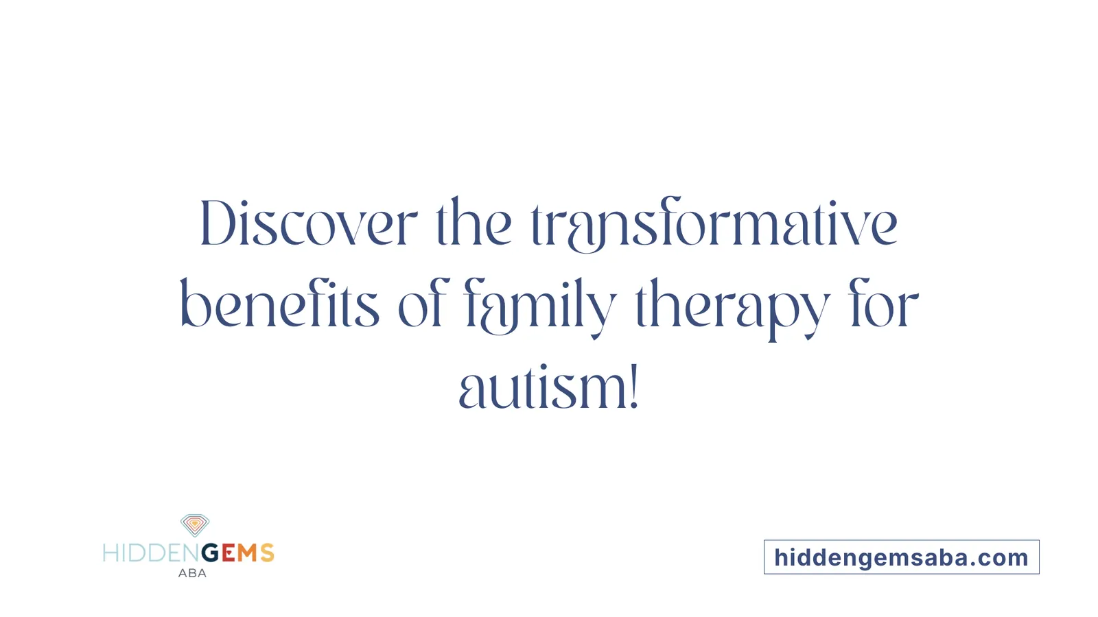 Discover the transformative benefits of family therapy for autism!
