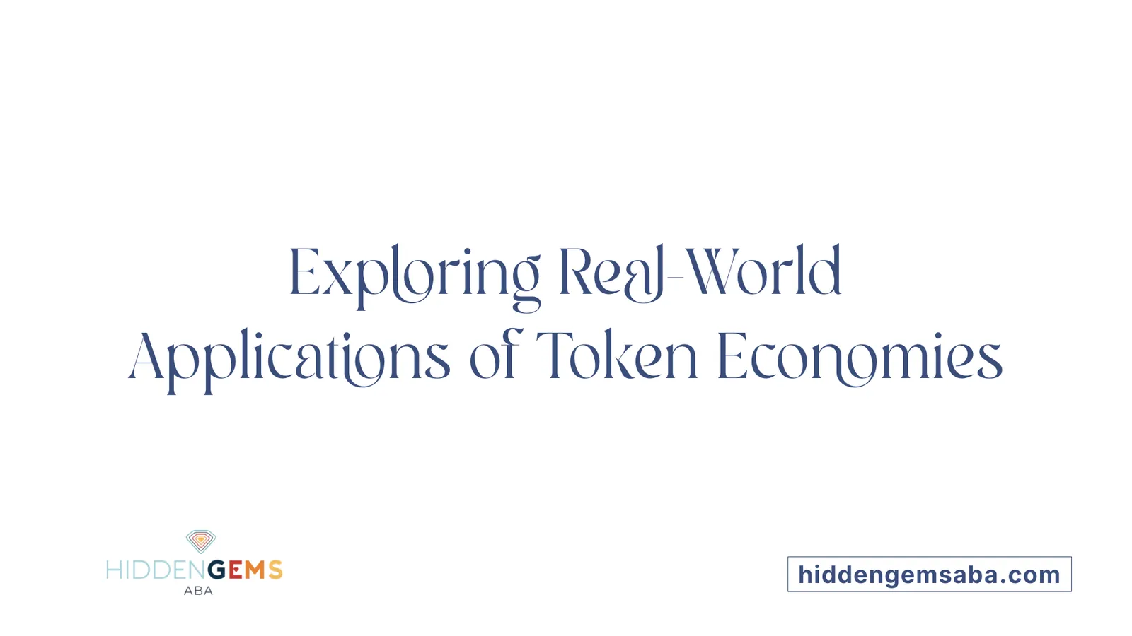 Exploring Real-World Applications of Token Economies