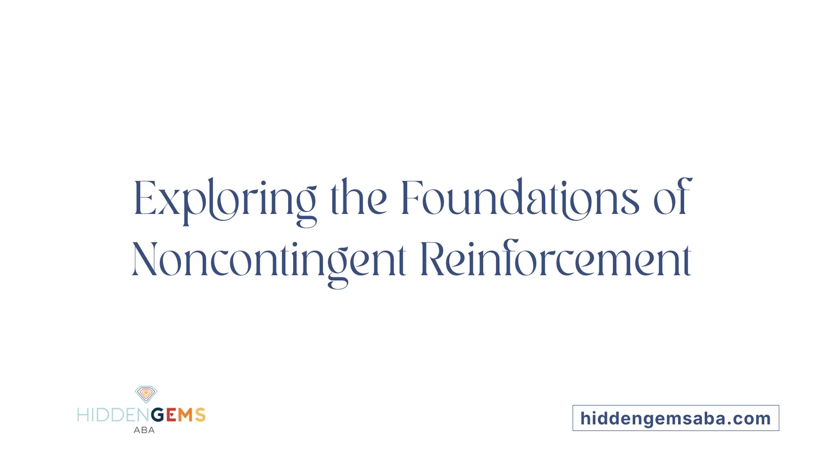 Exploring the Foundations of Noncontingent Reinforcement