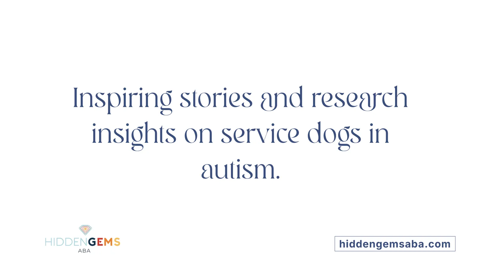 Inspiring stories and research insights on service dogs in autism.