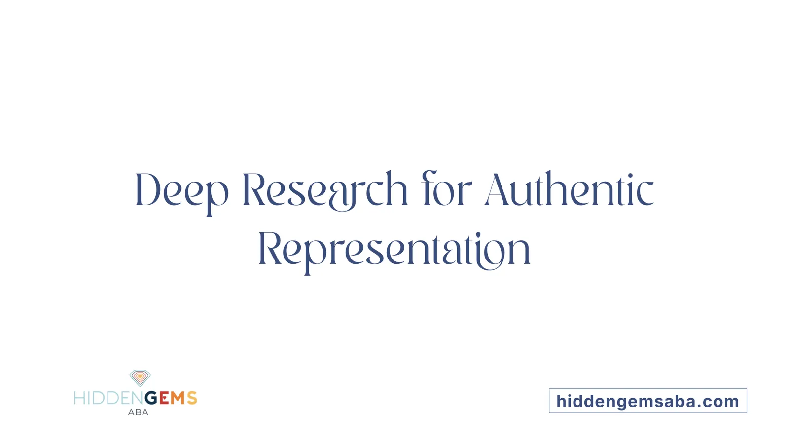 Deep Research for Authentic Representation