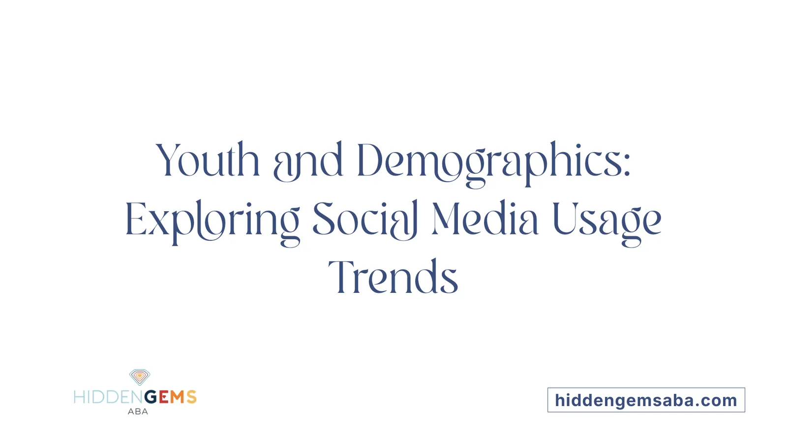Youth and Demographics: Exploring Social Media Usage Trends
