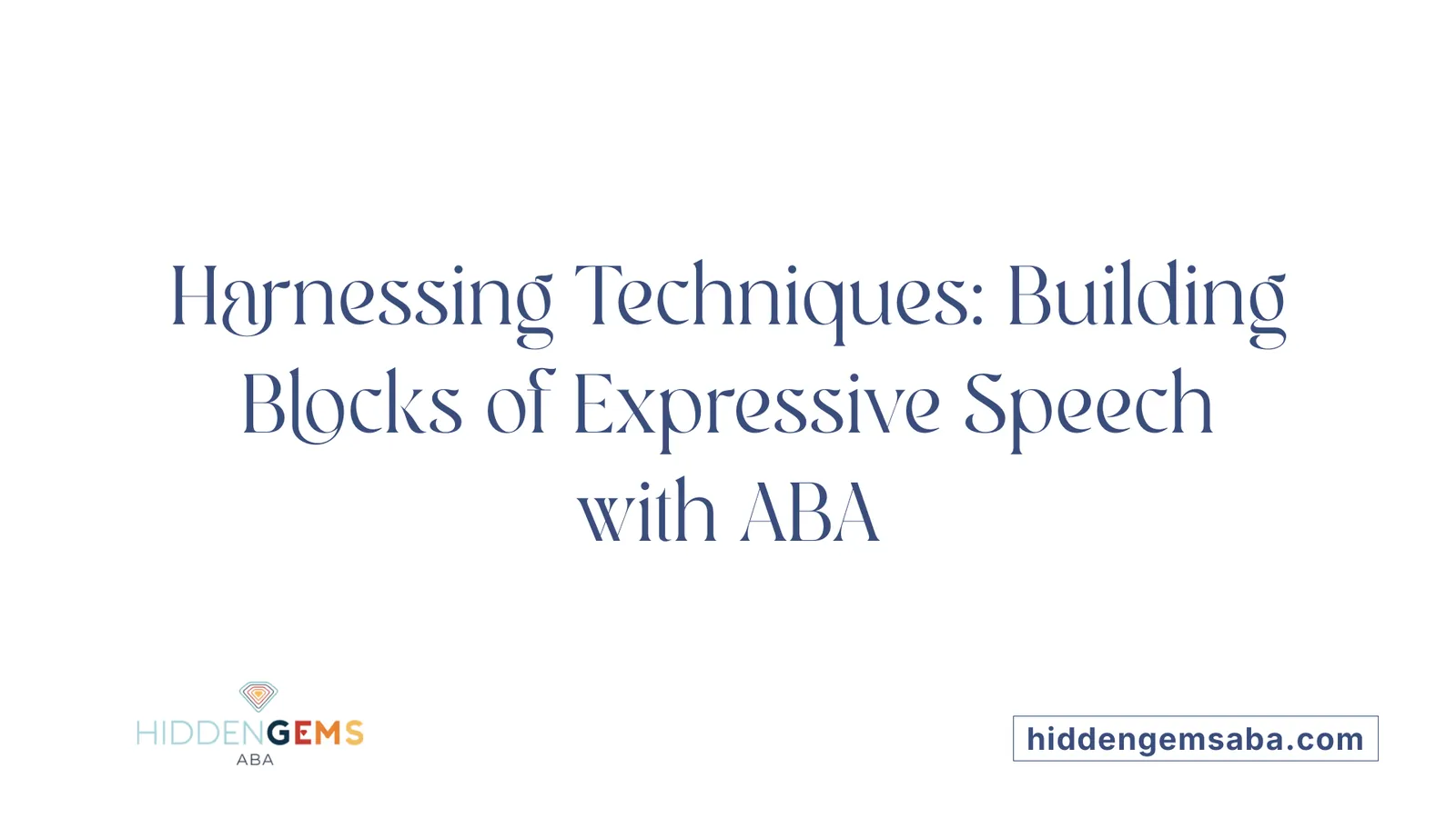 Harnessing Techniques: Building Blocks of Expressive Speech with ABA