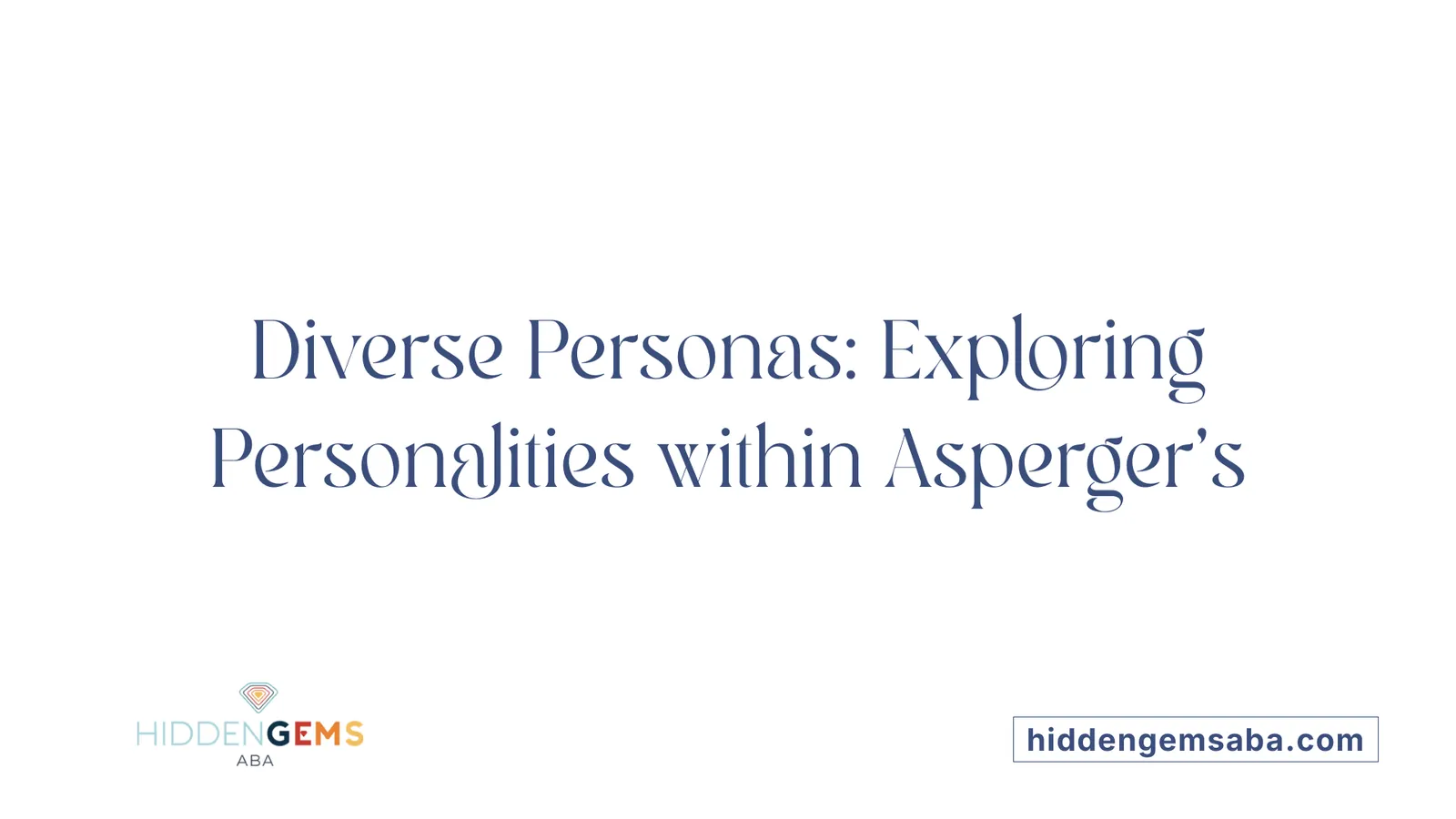 Diverse Personas: Exploring Personalities within Asperger's