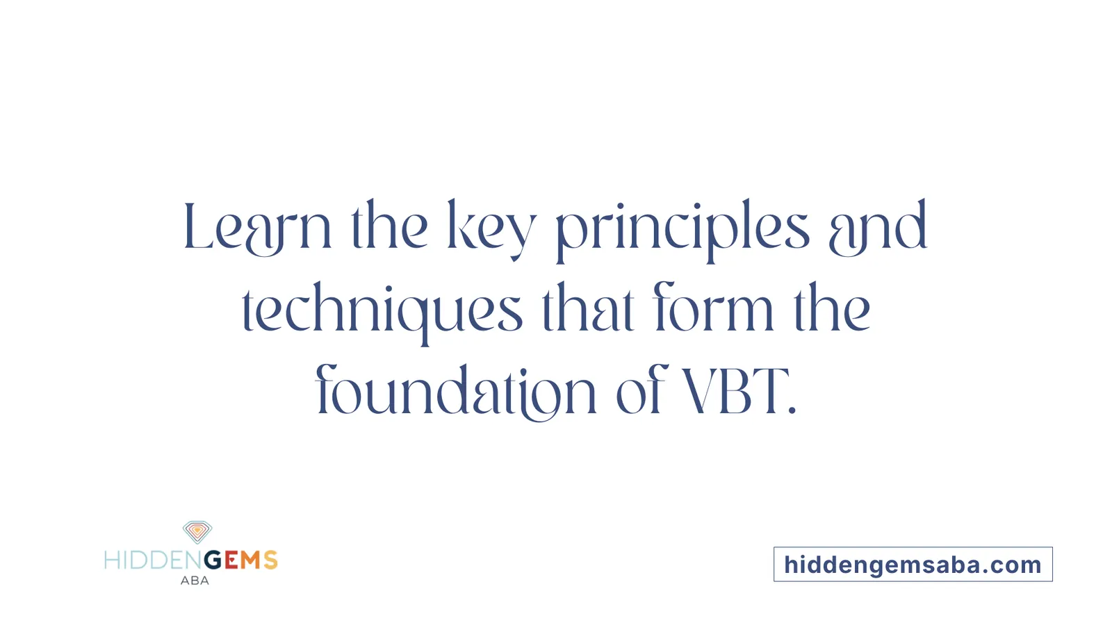 Learn the key principles and techniques that form the foundation of VBT.